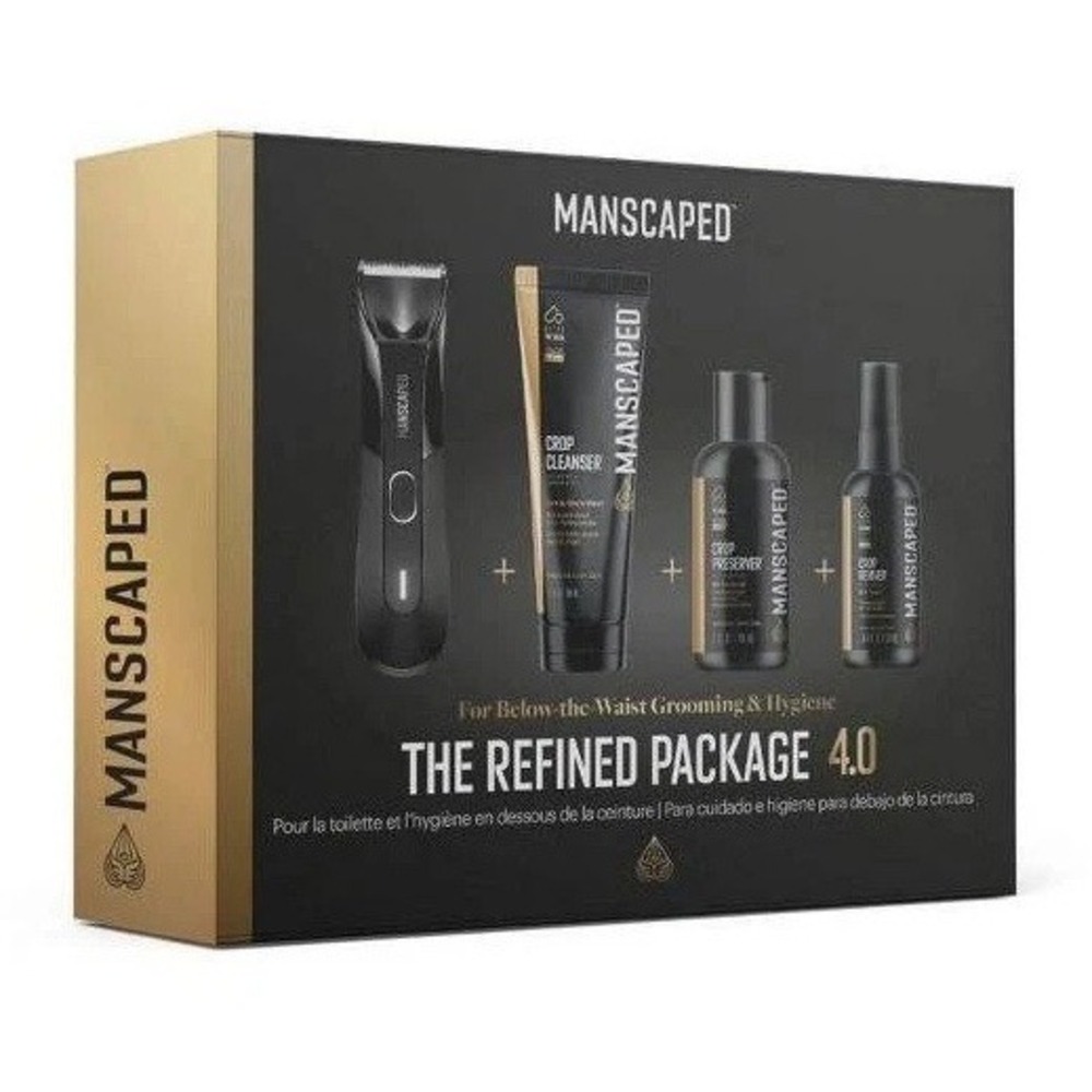 MANSCAPED Lawn Mower The Refined Package 4.0 Groin Groom, Men Pubic Hair Trimmer